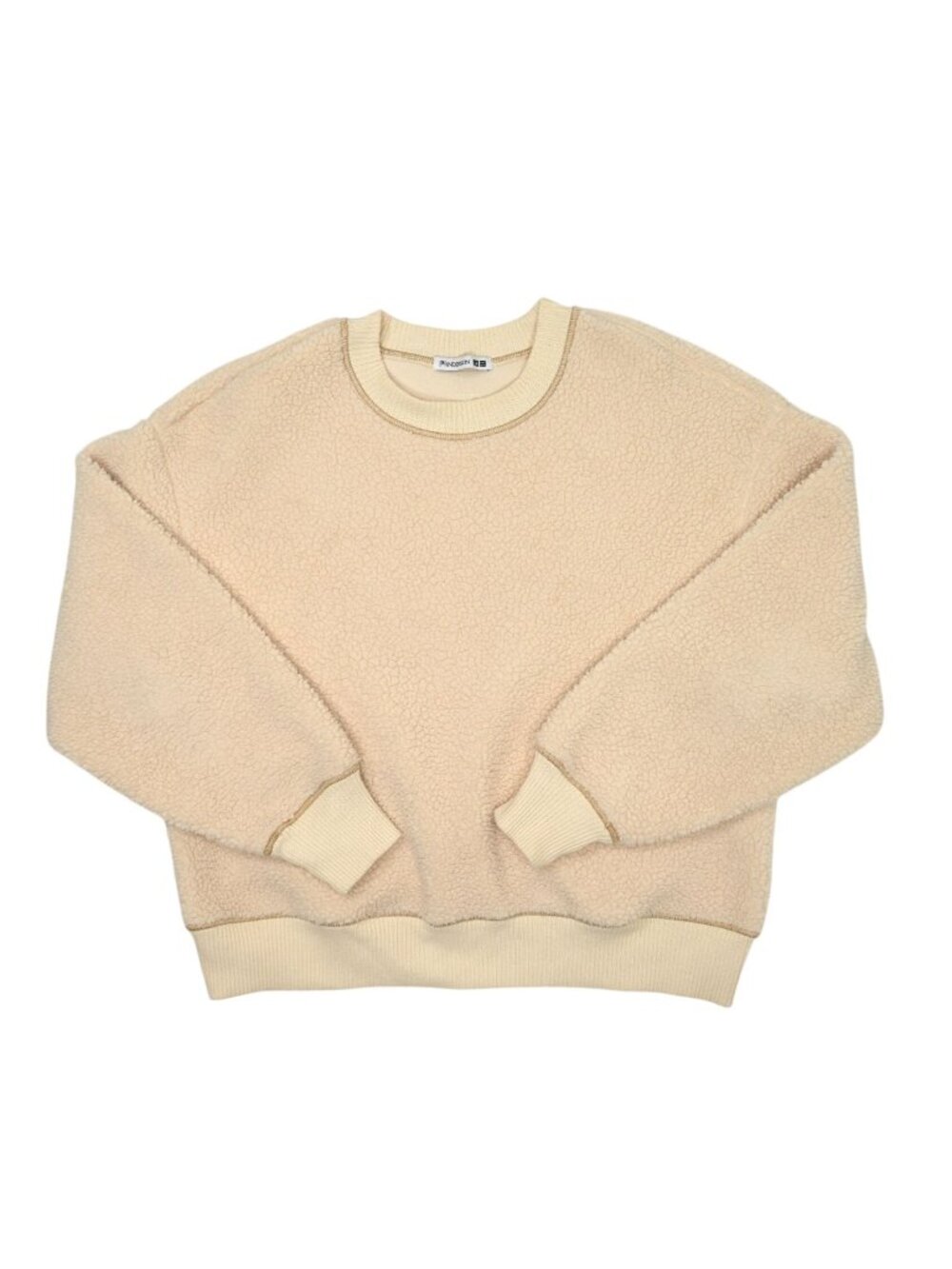 Uniqlo x JW Anderson Sherpa Crewneck in Ivory